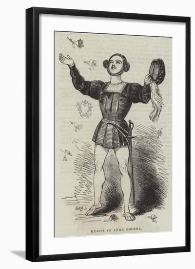 Rubini in Anna Bolena-null-Framed Giclee Print