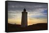 Rubjerg Knude Fyr (Lighthouse) Buried by Sand Drift, Lokken, Jutland, Denmark, Scandinavia, Europe-Stuart Black-Framed Stretched Canvas