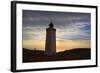 Rubjerg Knude Fyr (Lighthouse) Buried by Sand Drift, Lokken, Jutland, Denmark, Scandinavia, Europe-Stuart Black-Framed Photographic Print