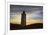 Rubjerg Knude Fyr (Lighthouse) Buried by Sand Drift, Lokken, Jutland, Denmark, Scandinavia, Europe-Stuart Black-Framed Photographic Print