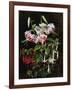 Rubrum Lilies and Fucshias-Johan Laurentz Jensen-Framed Giclee Print