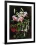 Rubrum Lilies and Fucshias-Johan Laurentz Jensen-Framed Giclee Print