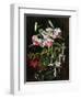 Rubrum Lilies and Fucshias-Johan Laurentz Jensen-Framed Giclee Print