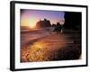 Ruby Beach at Sunset-Peter Adams-Framed Photographic Print