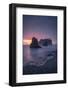 Ruby Beach in sunset-Belinda Shi-Framed Photographic Print