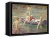 Ruby, Gold and Malachite, 1902-Henry Scott Tuke-Framed Stretched Canvas