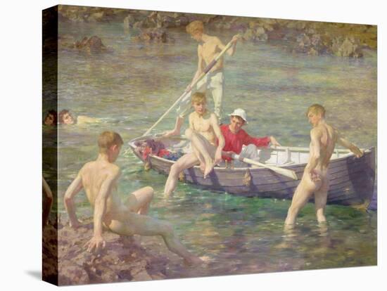 Ruby, Gold and Malachite, 1902-Henry Scott Tuke-Stretched Canvas