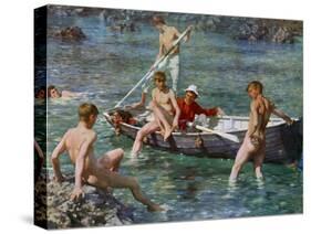 Ruby, Gold and Malachite, 1902-Henry Scott Tuke-Stretched Canvas