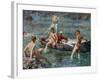 Ruby, Gold and Malachite, 1902-Henry Scott Tuke-Framed Giclee Print