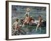 Ruby, Gold and Malachite, 1902-Henry Scott Tuke-Framed Giclee Print