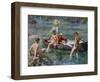 Ruby, Gold and Malachite, 1902-Henry Scott Tuke-Framed Giclee Print