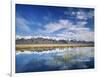 Ruby Mountains and Slough along Franklin Lake, UX Ranch, Great Basin, Nevada, USA-Scott T. Smith-Framed Photographic Print