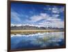 Ruby Mountains and Slough along Franklin Lake, UX Ranch, Great Basin, Nevada, USA-Scott T. Smith-Framed Photographic Print