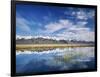 Ruby Mountains and Slough along Franklin Lake, UX Ranch, Great Basin, Nevada, USA-Scott T. Smith-Framed Photographic Print