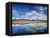 Ruby Mountains and Slough along Franklin Lake, UX Ranch, Great Basin, Nevada, USA-Scott T. Smith-Framed Stretched Canvas