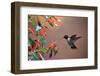 Ruby-Throated Hummingbird Male at Cigar Plant, Shelby County, Illinois-Richard and Susan Day-Framed Premium Photographic Print