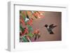 Ruby-Throated Hummingbird Male at Cigar Plant, Shelby County, Illinois-Richard and Susan Day-Framed Premium Photographic Print