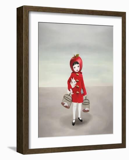 Ruby-Art & Ghosts-Framed Art Print