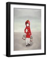 Ruby-Art & Ghosts-Framed Art Print