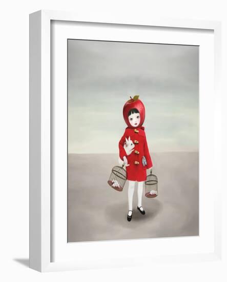 Ruby-Art & Ghosts-Framed Art Print