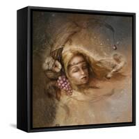 Ruby-Art and a Little Magic-Framed Stretched Canvas