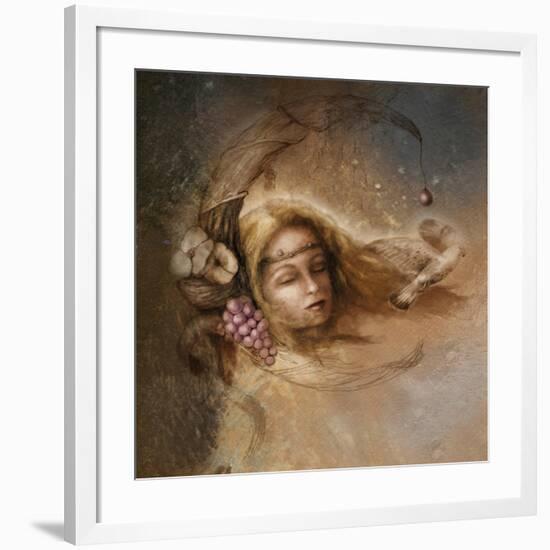 Ruby-Art and a Little Magic-Framed Giclee Print