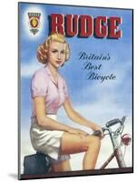 Rudge's Cycles Poster-null-Mounted Art Print