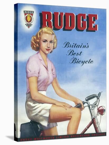 Rudge's Cycles Poster-null-Stretched Canvas