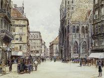 Stefanplatz, Vienna-Rudolf Bernt-Framed Giclee Print