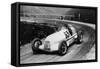 Rudolf Caracciola Driving Mercedes-Benz W25 Grand Prix Car, C1934-C1935-null-Framed Stretched Canvas