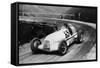 Rudolf Caracciola Driving Mercedes-Benz W25 Grand Prix Car, C1934-C1935-null-Framed Stretched Canvas