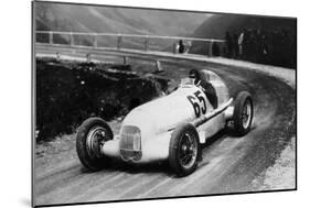 Rudolf Caracciola Driving Mercedes-Benz W25 Grand Prix Car, C1934-C1935-null-Mounted Photographic Print