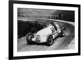 Rudolf Caracciola Driving Mercedes-Benz W25 Grand Prix Car, C1934-C1935-null-Framed Photographic Print