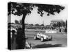 Rudolf Caracciola for Mercedes at the Hungarian Grand Prix in Budapest-null-Stretched Canvas