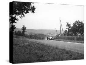 Rudolf Caracciola in His Mercedes, French Grand Prix, Rheims, 1938-null-Stretched Canvas