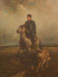 Grand Duke Vladimir Alexandrovich of Russia (1847-190) on a Wolf Hunt-Rudolf Ferdinandovich Frenz-Framed Giclee Print