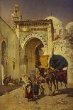 An Arab Street Scene-Rudolf Gustav Muller Wiesbaden-Framed Giclee Print