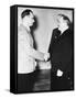 Rudolf Hess (Left) Greeted Russian Premier Vyacheslav Molotov in Berlin on Nov. 12, 1940-null-Framed Stretched Canvas