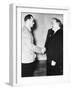 Rudolf Hess (Left) Greeted Russian Premier Vyacheslav Molotov in Berlin on Nov. 12, 1940-null-Framed Photo