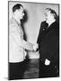 Rudolf Hess (Left) Greeted Russian Premier Vyacheslav Molotov in Berlin on Nov. 12, 1940-null-Mounted Photo