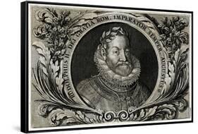 Rudolf II, Hre, Circular-null-Framed Stretched Canvas