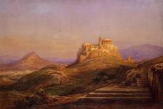 View of the Acropolis from the Pnyx, 1863-Rudolf Müller-Mounted Giclee Print