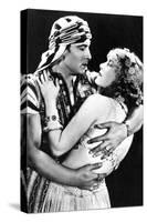 Rudolf Valentino as Ahmed and Vilma Banky as Yasmin in 'son of the Sheik' 1926, C.1930 (B/W Photo)-American Photographer-Stretched Canvas