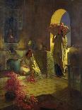 Lovers Embracing in a Doorway-Rudolph Ernst-Giclee Print