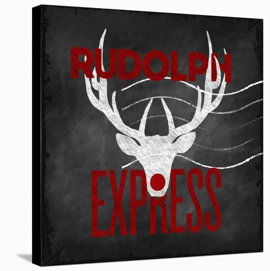 Rudolph Express-null-Stretched Canvas
