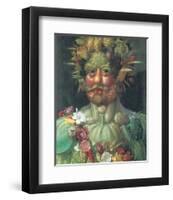 Rudolph II As Vertummus-Giuseppe Arcimboldo-Framed Premium Giclee Print