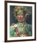 Rudolph II As Vertummus-Giuseppe Arcimboldo-Framed Premium Giclee Print