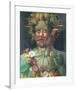 Rudolph II As Vertummus-Giuseppe Arcimboldo-Framed Premium Giclee Print