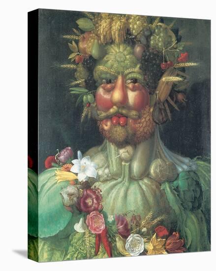 Rudolph II As Vertummus-Giuseppe Arcimboldo-Stretched Canvas