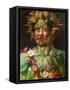 Rudolph II Of Hapbsburg Asvertumnus-Giuseppe Arcimboldo-Framed Stretched Canvas